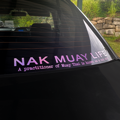 Picture of Practitioner Die Cut Sticker - Sparkly Pink